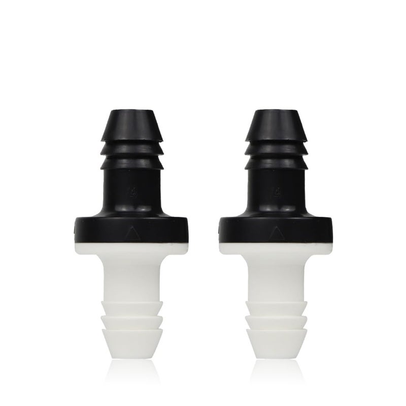 BBTUS 3/8" 10mm Inline vacuum Barbed Check Valve,1Pcs/ 2Pcs /5Pcs ABS One Way Water Non-Return Breather Check Valve for Fuel Gas Liquid Air - Image 1